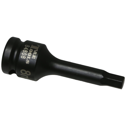 8mm Metric In-Hex Impact Socket 1/2" Drive x 78mm Length T&E Tools 84808