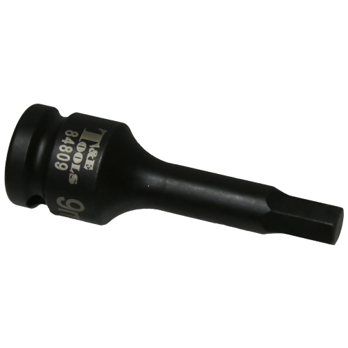 9mm Metric In-Hex Impact Socket 1/2" Drive x 78mm Length T&E Tools 84809