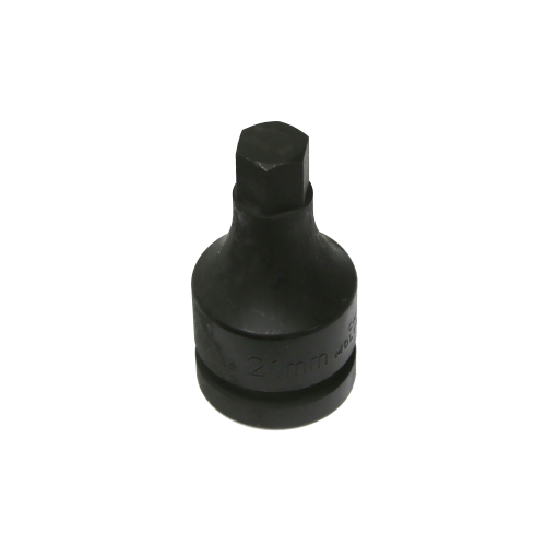 21mm Metric In-Hex Impact Sockets 1" Drive x 100mm Length T&E Tools 86921
