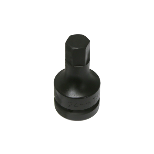 24mm Metric In-Hex Impact Sockets 1" Drive x 100mm Length T&E Tools 86924