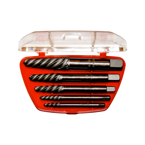 5 Piece Spiral Type Screw Extractor Set  T&E Tools 8967