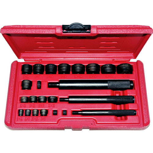 23 Piece Imperial Bushing Driver Set T&E Tools 9002