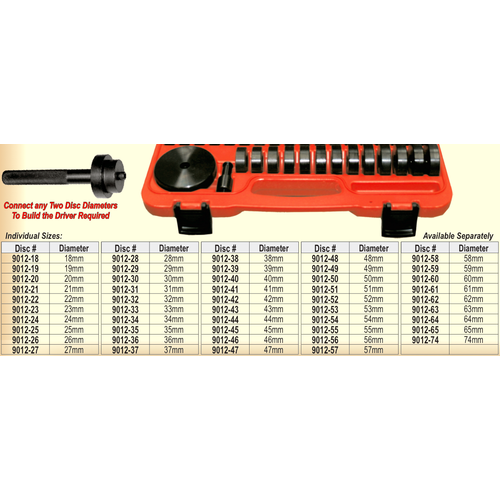 No.9012-51 - 51mm Bush/Seal/Bearing Driver