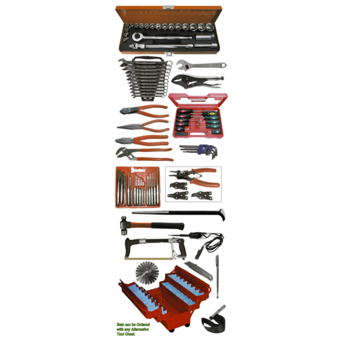 Metric Auto Tools 107Piece Set T & E Tools 9107