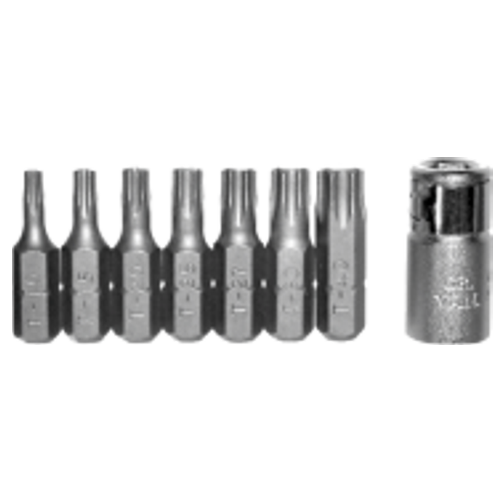 8 Piece Tamper Torx Insert Bit Set  T&E Tools 91120