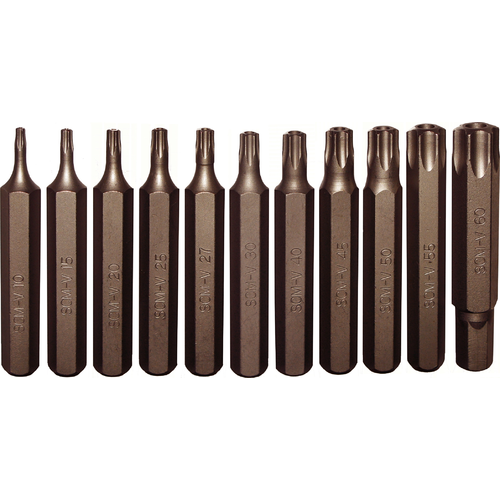 12 Piece Tamper Torx Insert Bit Set T&E Tools 91225