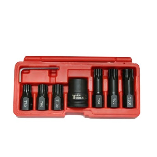 8 Piece Torx Impact Bits & Holder  T&E Tools 91821