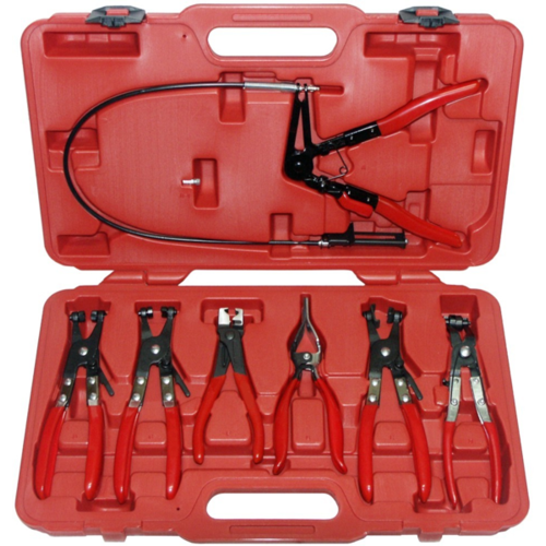 7 Piece Hose Clamp Pliers T&E Tools 920