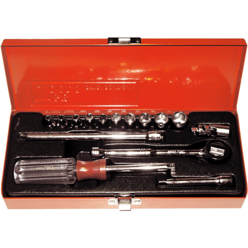 15 Piece 1/4"Drive SAE Socket Set (6 Point) T&E Tools 92215