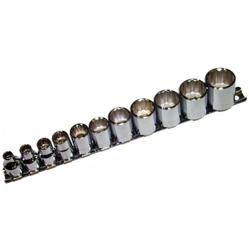 11 Piece 3/8" Drive SAE Sockets  (12 Point) T&E Tools 93311