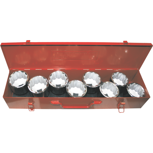 9 Piece Jumbo 3/4" Drive SAE Sockets T&E Tools 95309