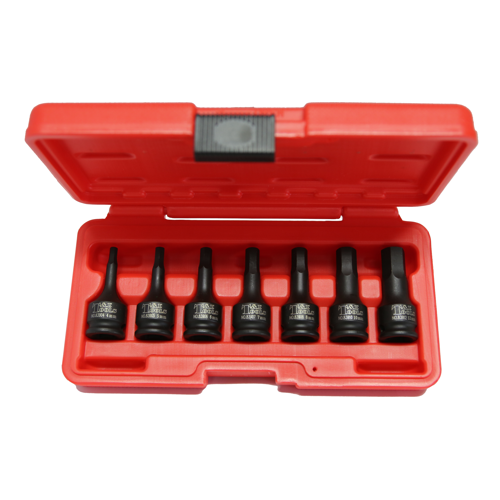7 Piece Metric In-Hex Impact Sockets T&E Tools 97307