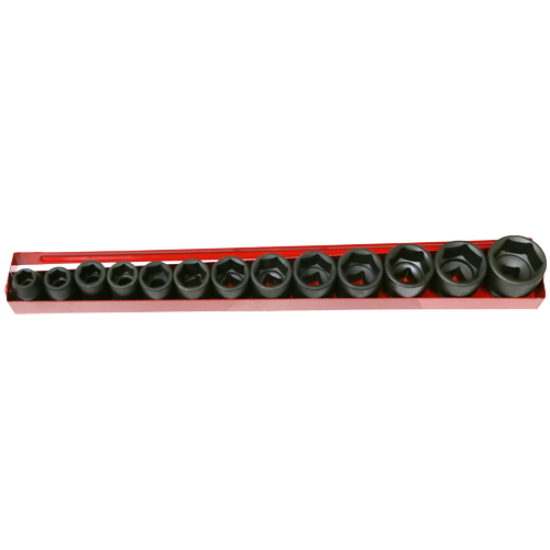 14 Piece 1/2"Dr. 6Point SAE Impact Sockets 38L 3/8"-1.1/4" W/o 1.3/16" T&E Tools 97414A