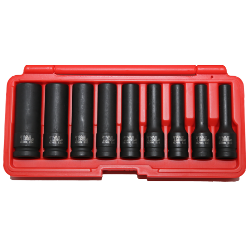 9 Piece 1/2" Drive Torx-r E-Series Deep Impact Socket Set T&E Tools 97438