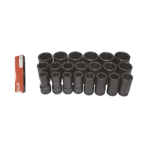 21 Piece 3/4" Drive Metric Deep Impact Sockets T&E Tools 98521L
