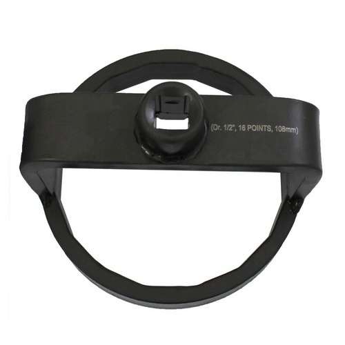Truck Oil Filter Wrench for Hino 15 Tons 16 Point 108mm 1/2" Drive  T&E Tools TE-A2018-02