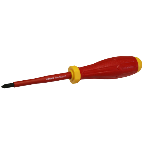 VDE Electrical Insulated Phillips Screwdriver (#2 x 100mm) T&E Tools A82100-I