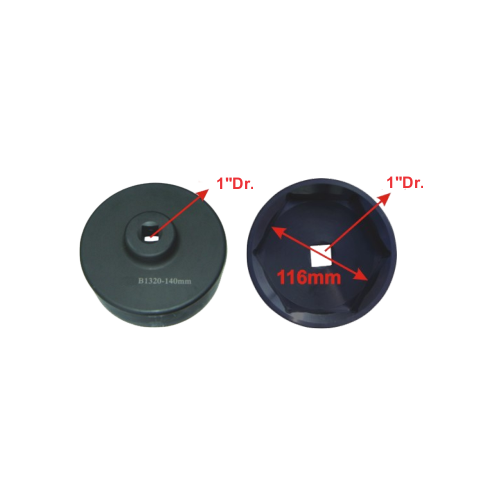 1" Drive Impact Socket (160mm) T&E Tools B1320-160
