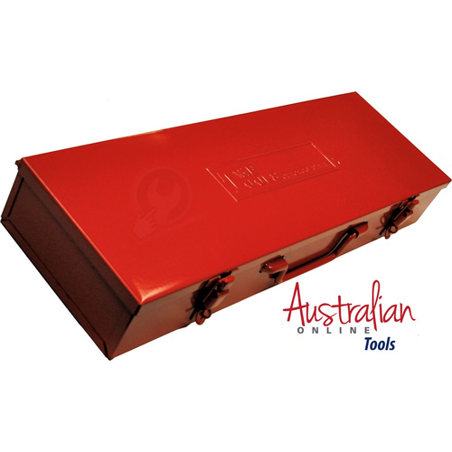 Red Metal Case 3/4" Drive Socket Tin T&E Tools C1121