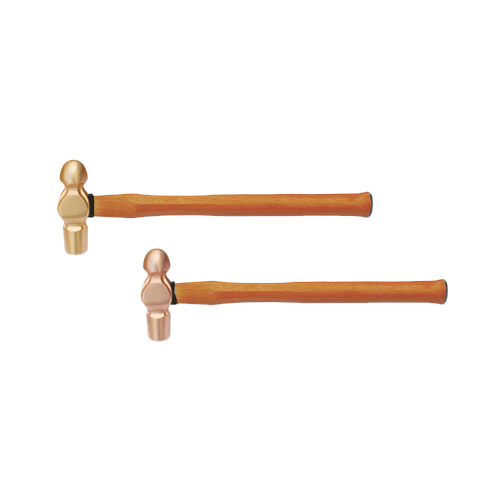 2lb Brass Ball Pein Hammer T&E Tools C2150A-1010