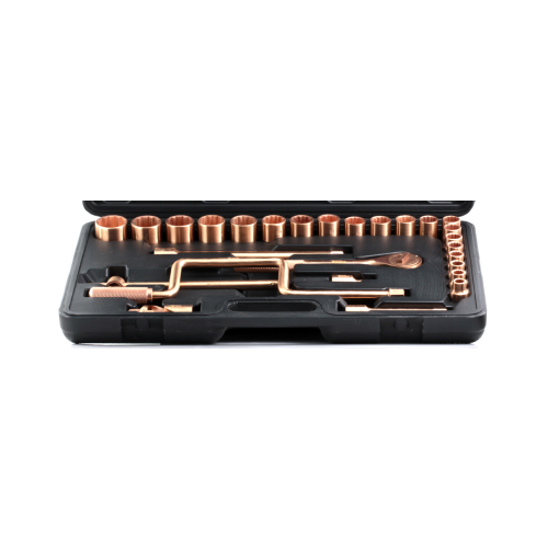 28Pc. 1/2"Drive Socket Set 10-32mm (Copper Beryllium) T&E Tools CB101I