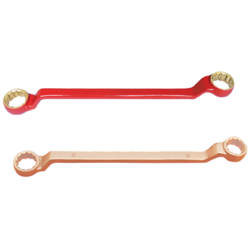 1/4" x 5/16" Offset Double Ended Ring Wrench (Copper Beryllium) T&E Tools CB153-1002