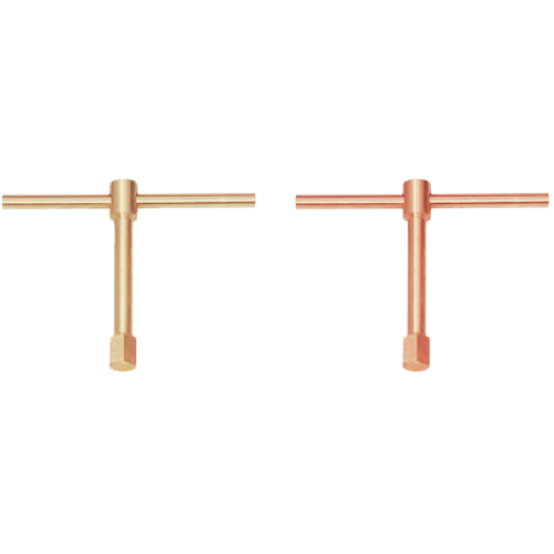 10mm Sliding "T" In-Hex Wrench (Copper Beryllium) T&E Tools CB172-10