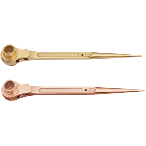 30 x 32mm Podger Ratchet Wrench Copper Beryllium T&E Tools CB180A-3032