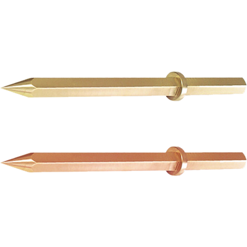 150mm Bull Point Pneumatic Chisel  (Copper Beryllium) T&E Tools CB223-1002