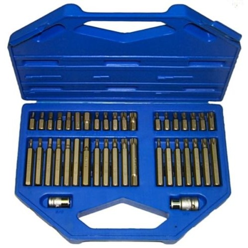 In-Hex, Multi-Spline, Torx Insert Bit40 Piece Set T&E Tools CL102