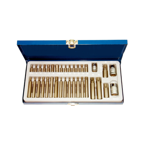 35 Piece In-Hex & Torx-r Insert Bit Set T&E Tools CL105