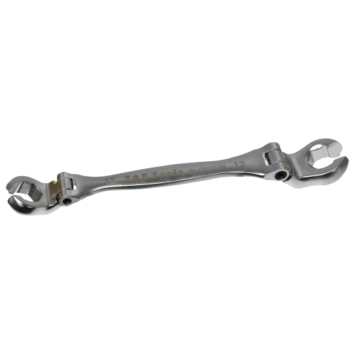 12 x 13mm 6 Point Flex Head Flare Nut Wrench T&E Tools CM1213M