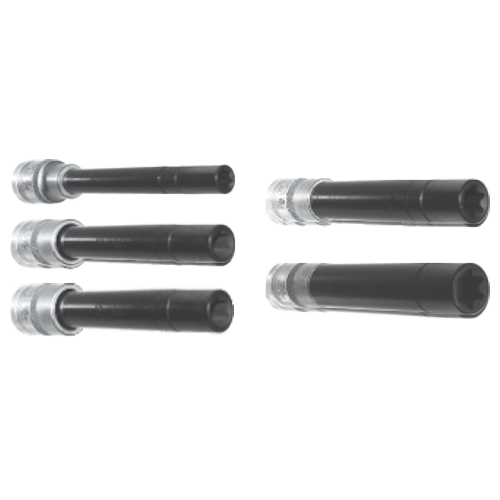 5 Piece 1/2" Drive Torx-r E-Series Extra Deep Socket Set  T&E Tools E0605