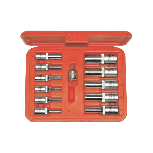 12 Piece Deep E-Series Female Torx-r Sockets T&E Tools E1208