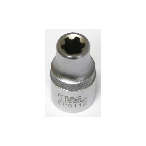 12EP x 1/2" Drive Female Torx Socket T&E Tools EP0112