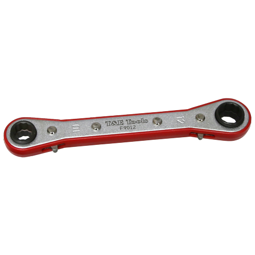 9x10mm,11x12mm D/E Ratchet Box Wrench T&E Tools F9012