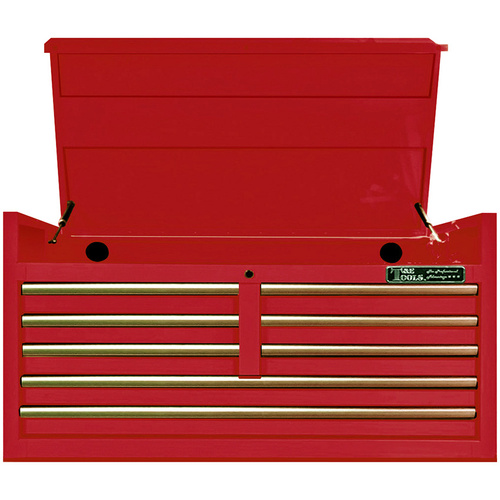 Tool Chest 47" Godfather 8 Drawer Top Tool Box Red T&E Tools TE-GF4708RD