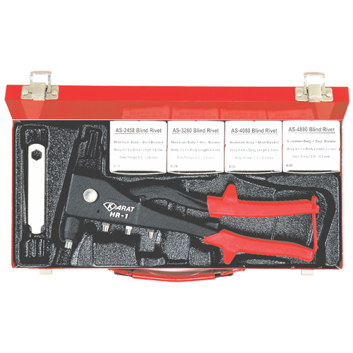 Industrial Hand Riveter Kit T&E Tools HR31SK
