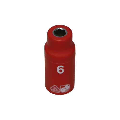 6 Point VDE Insulated Socket (6mm) T&E Tools IS20052