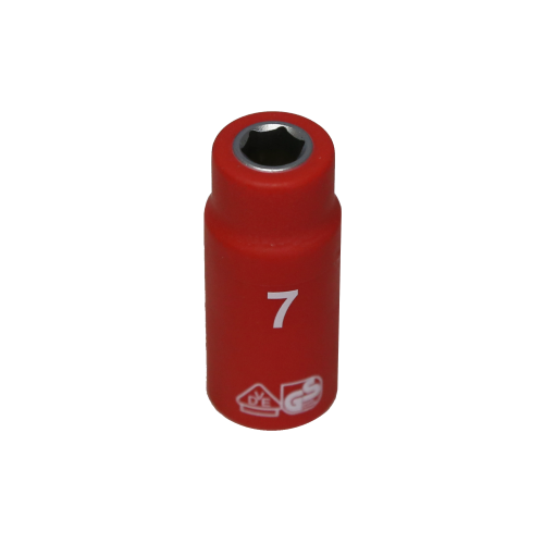 6 Point VDE Insulated Socket (7mm) T&E Tools IS20072