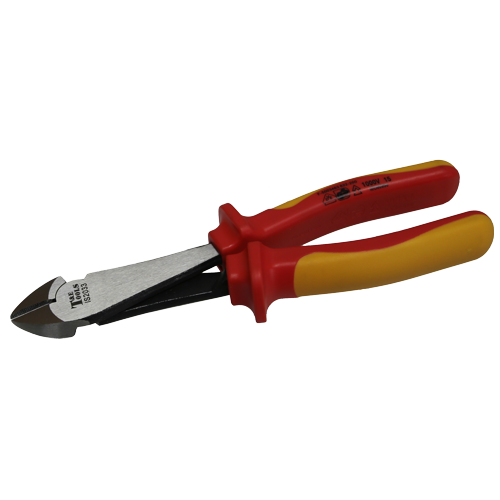 VDE Insulated 8" Diagonal Cutting Pliers T&E Tools IS2033