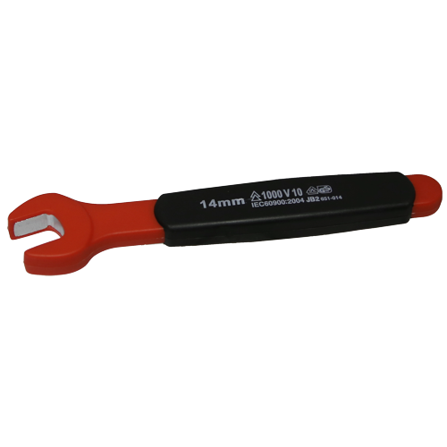 14mm VDE Insulated Open End Wrench T&E Tools IS60014