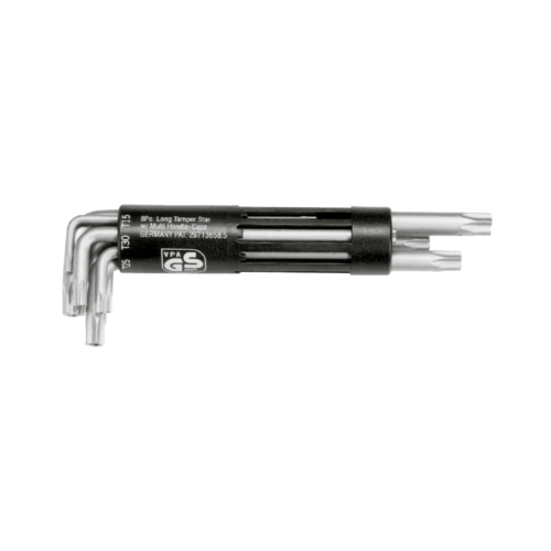 Tamper Torx Long Arm Key 8 Piece Set T&E Tools J6675