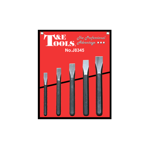 Cold Chisel Set 5 Piece T&E Tools J8345