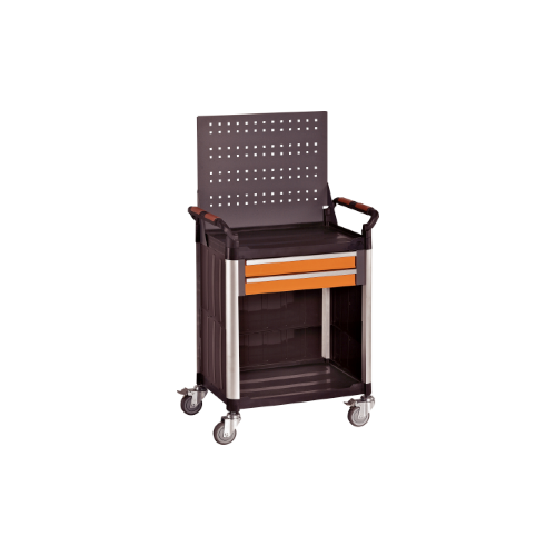 Tool Cart Two Drawer 670 x 365 x 460mm T&E Tools KT202DA