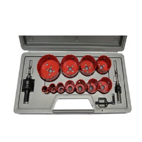 14 Piece Bi-Metal Hole Saw Kit T&E Tools KW9114