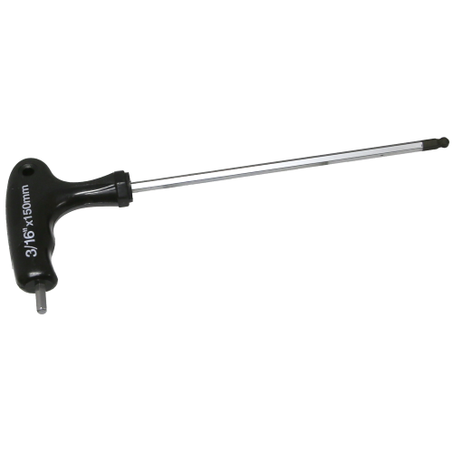 T-Handle Ball Hex Key 3/16" T&E Tools M1212