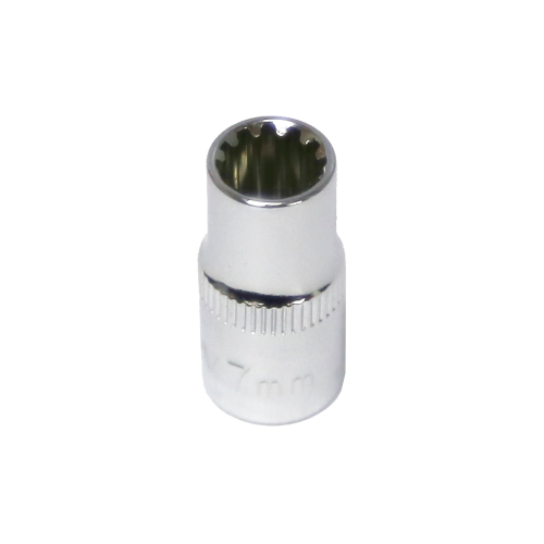 7mm x 1/4"Dr. Multi Lock Socket T&E Tools M5207
