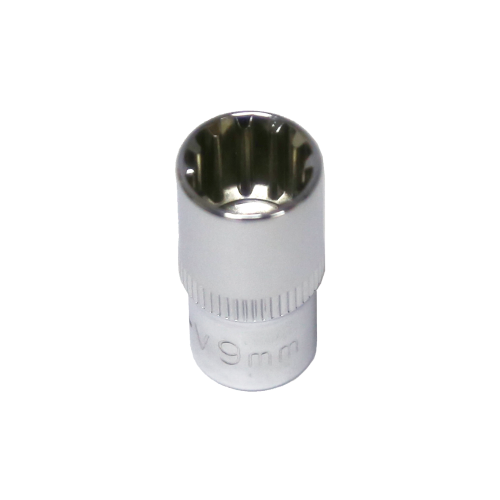 9mm x 1/4"Dr. Multi Lock Socket T&E Tools M5209