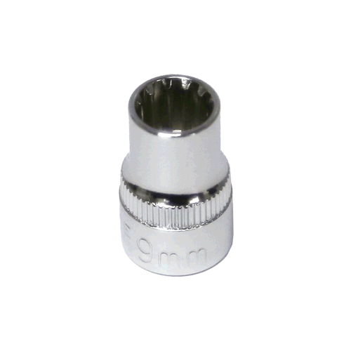 9mm x 3/8"Dr. Multi Lock Socket T&E Tools M5309